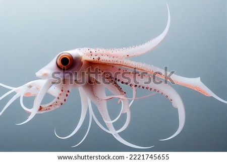 Swordtip squid. In Japan, it is called Kensakiika
