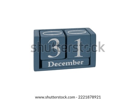 , the last day of the year on a transparent background