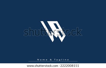Alphabet letters Initials Monogram logo WB , BW