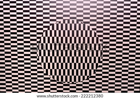 Optical illusion textured geometric seamless background pattern Royalty-Free Stock Photo #222212380