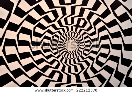 Optical illusion textured geometric seamless background pattern Royalty-Free Stock Photo #222212398
