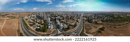 Beautiful composed aerial drone panorama of southern Rehovot city- Israel
 Royalty-Free Stock Photo #2222161925