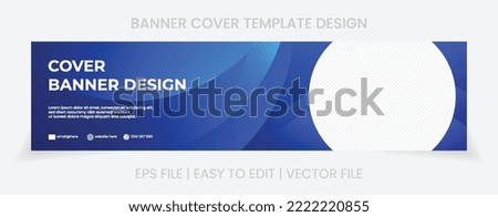 abstract background horizontal banner cover social media and website promotion. template design image place vector design.