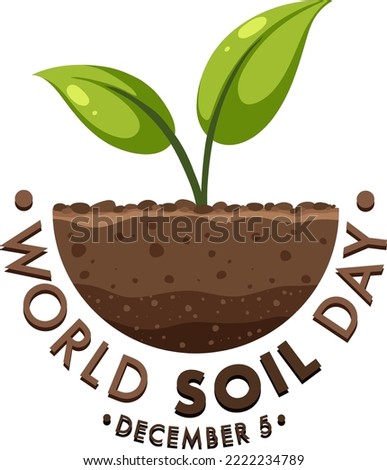World Soil Day Banner Design illustration