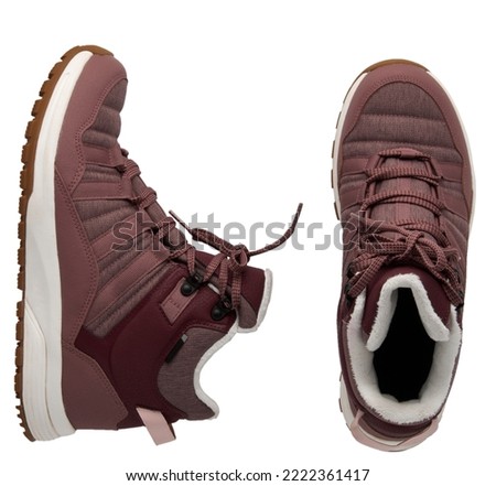 Pair of shoes isolates on white background