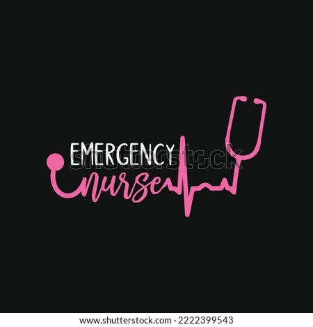 Emergency Nurse Department t-shirt design