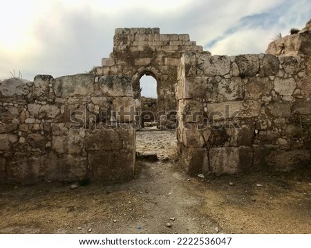 Amman, Jordan, November 2019 - An old stone building