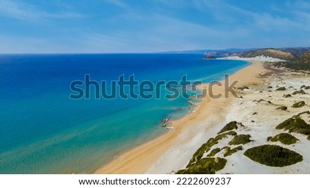 Golden Beach is the best beach of Cyprus, Karpas Peninsula, North Cyprus Royalty-Free Stock Photo #2222609237