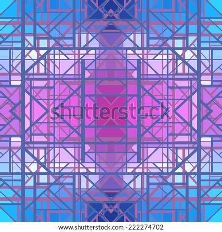 Abstract geometric pattern, seamless vector wallpaper