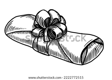 Gift package vector illustration on white background