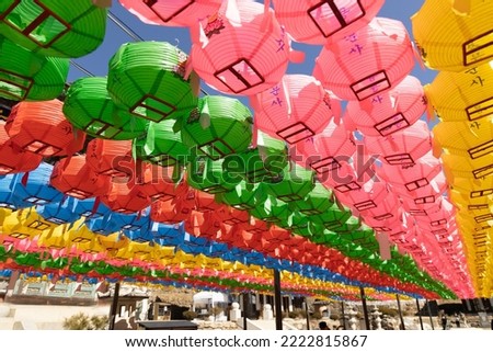 Colorful Bulb cover in Yongmunsa(용문사)