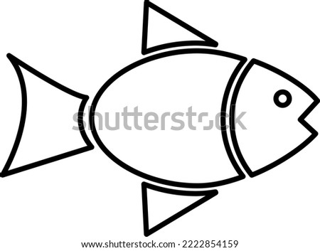 fish icon trendy vector illustration on white background..eps