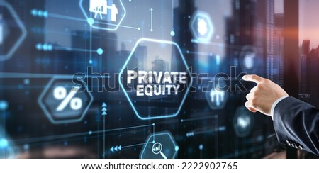 Private equity investment business concept. Technology Internet concept Royalty-Free Stock Photo #2222902765