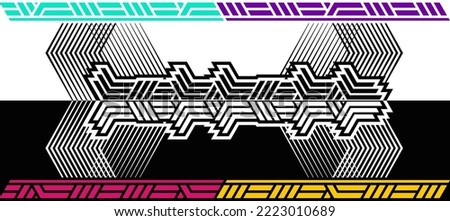 stripes pattern Design 86 Apparel Sport Wear Sublimation Wallpaper Background Vector