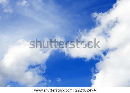 Sky with clouds. Background. 