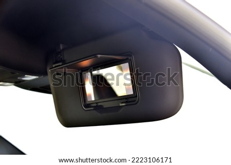 Sun visor protection in the car Royalty-Free Stock Photo #2223106171