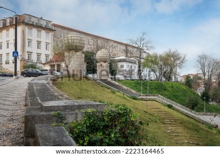 Monumental Stairs (Escadas Monumentais) - Coimbra, Portugal Royalty-Free Stock Photo #2223164465