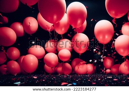 abstract balloons backdrop for text and celebrate in Sale season , black friday
