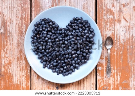 Super delicious and healthy wild blueberry with love