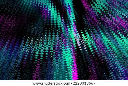 Futuristic abstract dotted radiation illustration background. Colorful radiation effect pattern. Background design of presentation, backdrop, poster, flyer, book cover, card, etc.