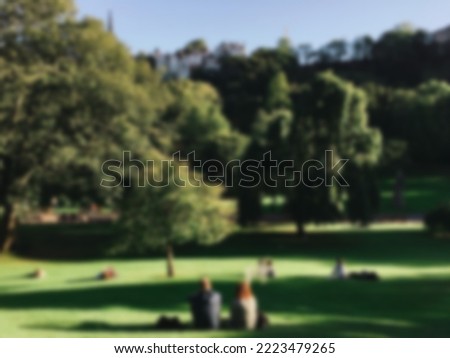 Defocus abstract background of the nature