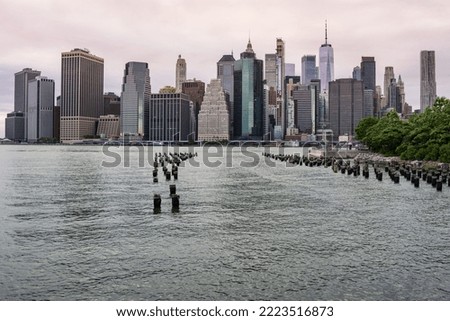 View of Manhattan over the East river