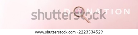 kidney donation concept, Magnifier focus to kidney paper cut, chronic kidney disease, renal failure, dialysis, Healthy concept. Royalty-Free Stock Photo #2223534529