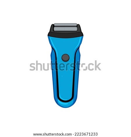 hair shaver electric cartoon. hair shaver electric sign. isolated symbol vector illustration