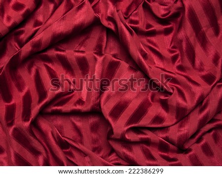 Red Striped Fabric 