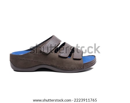 Shoe photographed on a white background