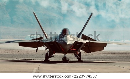 Fighter Jets United States Air Force Royalty-Free Stock Photo #2223994557