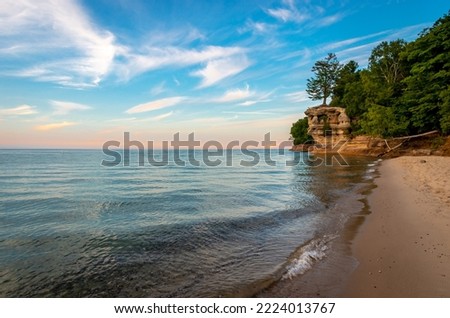 Chapel Beach in the Pictured Rocks National Lakeshore.