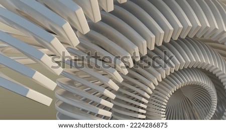 3d abstract shapes made in blender Royalty-Free Stock Photo #2224286875