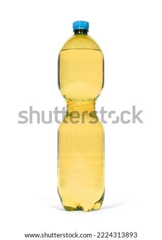 Large plastic bottle of water, isolated on white Royalty-Free Stock Photo #2224313893