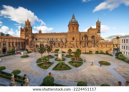 Palermo, Italy at the Palermo Cathedral. Royalty-Free Stock Photo #2224451117