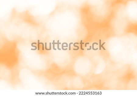 Abstract orange light bokeh background