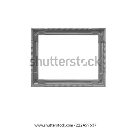 Old picture frames made Ã?Â¢??Ã?Â¢??of wood isolated on white background.