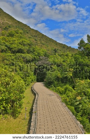 22 Oxct 2022 the nature path at Sai Kung East Country Park Royalty-Free Stock Photo #2224761155