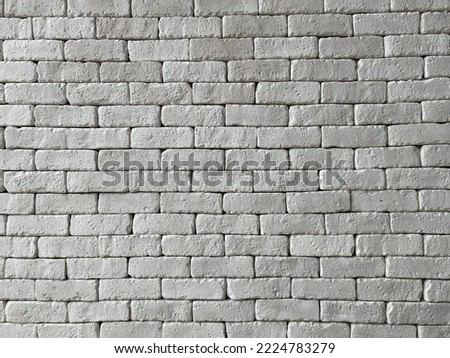 Elegant white brick wall texture with high resolution of old white brick texture for background wallpaper and web graphic design.