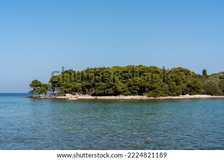 Boattrip off the Coast of Split (Croatia) Royalty-Free Stock Photo #2224821189
