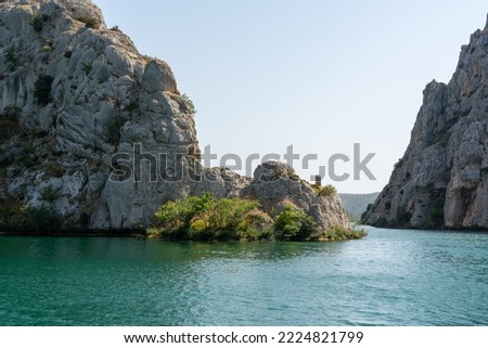Boattrip on the rivers of the Krka National Park (Croatia) Royalty-Free Stock Photo #2224821799