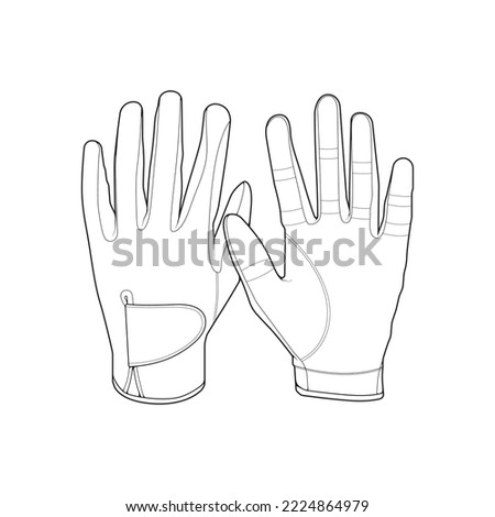 Isolated object of glove and winter icon. Set of glove and equipment vector icon for stock.
