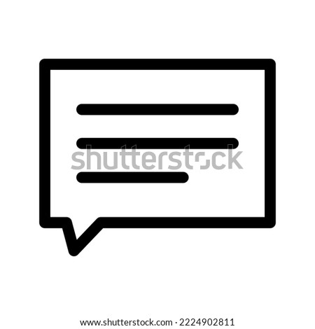 Message Icon Vector Symbol Design Illustration