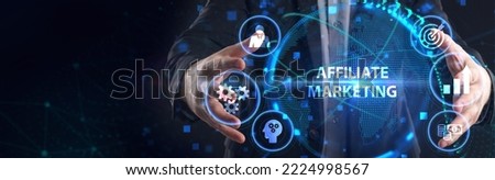 AFFILIATE MARKETING. Business, Technology, Internet and network concept. Royalty-Free Stock Photo #2224998567