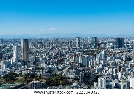 Scenery from a skyscraper in Ebisu,Tokyo