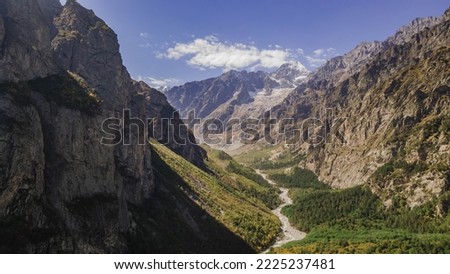 mountain river in the Republic of North Ossetia-Alania. 