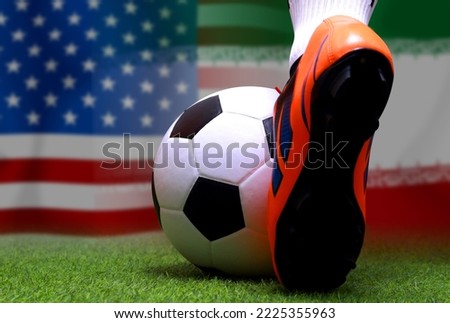 Football Cup competition between the national America and national Iran.
