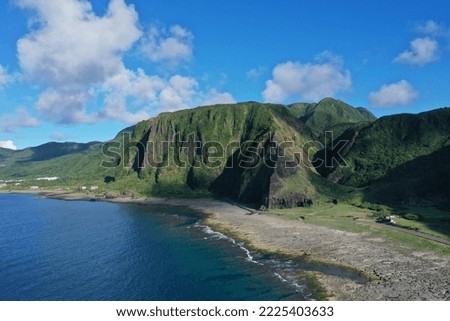 Orchid Island, Coastline and mountain in Lanyu, Taiwan