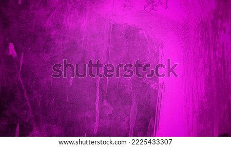 old wall background in purple tones, peeling surface of wall in the form of abstract art, old wall shabby and mossy