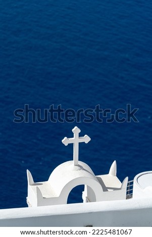 One of the churches of Imerovigli in Santorini